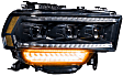LF701 Driver and Passenger Side Halogen/LED Combo Headlight, Without bulb(s), Clear Lens, XB LED Series