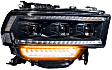 LF701 Driver and Passenger Side Halogen/LED Combo Headlight, Without bulb(s), Clear Lens, XB LED Series