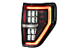 LF720 Driver and Passenger Side LED Tail Light, With bulb(s), Red Lens, XB LED Series