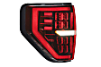 LF720 Driver and Passenger Side LED Tail Light, With bulb(s), Red Lens, XB LED Series