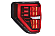 LF721 Driver and Passenger Side LED Tail Light, With bulb(s), Red Lens, XB LED Series