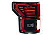 LF722 Driver and Passenger Side LED Tail Light, With bulb(s), Red Lens, XB LED Series