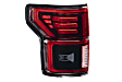 LF723 Driver and Passenger Side LED Tail Light, With bulb(s), Red Lens, XB LED Series