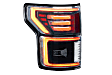 LF723 Driver and Passenger Side LED Tail Light, With bulb(s), Red Lens, XB LED Series