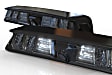 X3B35 Clear Lens, Black Interior Third Brake Light, X3B LED Series
