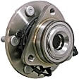 WH500704 Front, Driver or Passenger Side Wheel Hub, 6 Lugs, With Bearing, 5.6L, 8Cyl, Quality-Built Wheel Hub