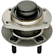 WH512170 Rear, Driver or Passenger Side Wheel Hub, With Bearing, Quality-Built OE Replacement