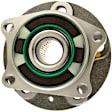 WH512253 Rear, Driver or Passenger Side Wheel Hub, 5 Lugs, With Bearing, Quality-Built Wheel Hub