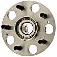 WH512259 Rear, Driver or Passenger Side Wheel Hub, 5 Lugs, With Bearing, FWD, Quality-Built Wheel Hub