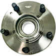 WH512267 Rear, Driver or Passenger Side Wheel Hub, With Bearing, FWD, Quality-Built OE Replacement