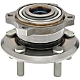2011 Dodge Charger - Rear, Driver or Passenger Side Wheel Hub,  With Performance Package,  Assembly, Axle Nut Torque Spec: 157 Ft-Lbs / 213Nm, AWD, With Bearing, Quality-Built OE Replacement