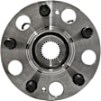 WH512321 Rear, Driver or Passenger Side Wheel Hub, With Bearing, AWD, Quality-Built Wheel Hub