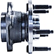 WH512335 Rear, Driver or Passenger Side Wheel Hub, 5 Lugs, With Bearing, 3.5L, 6Cyl, Quality-Built Wheel Hub
