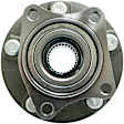 WH512350 Rear, Driver or Passenger Side Wheel Hub, With Bearing, AWD, Quality-Built OE Replacement