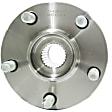 WH512401 Rear, Driver or Passenger Side Wheel Hub, 5 Lugs, With Bearing, Sensor Not Included, Quality-Built Wheel Hub