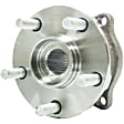 WH512401 Rear, Driver or Passenger Side Wheel Hub, 5 Lugs, With Bearing, Sensor Not Included, Quality-Built Wheel Hub