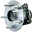 WH512403 Rear, Driver or Passenger Side Wheel Hub, 5 Lugs, With Bearing, Quality-Built OE Replacement
