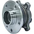 WH512413 Rear, Driver or Passenger Side Wheel Hub, 5 Lugs, With Bearing, FWD, Quality-Built Wheel Hub