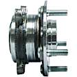 WH512417F Rear, Driver or Passenger Side Wheel Hub, 5 Lugs, With Bearing, Quality-Built Wheel Hub