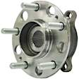WH512417F Rear, Driver or Passenger Side Wheel Hub, 5 Lugs, With Bearing, Quality-Built Wheel Hub