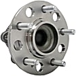 WH512437 Rear, Driver or Passenger Side Wheel Hub, 5 Lugs, With Bearing, Quality-Built Wheel Hub