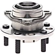 WH513011K Wheel Hub, 5 Lugs, With Bearing, Quality-Built Wheel Hub
