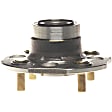 WH513080 Rear, Driver or Passenger Side Wheel Hub, With Bearing, Quality-Built OE Replacement