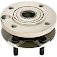 WH513082 Front, Driver or Passenger Side Wheel Hub, 5 Lugs, With Bearing, 4WD, Quality-Built Wheel Hub