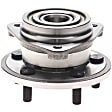 WH513084 Front, Driver or Passenger Side Wheel Hub, With Bearing, Quality-Built OE Replacement
