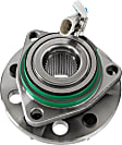 WH513087HD Front, Driver or Passenger Side Wheel Hub, With Bearing, Quality-Built Wheel Hub
