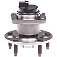 WH513090 Front, Driver or Passenger Side Wheel Hub, With Bearing, Quality-Built OE Replacement