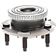 WH513092 Front, Driver or Passenger Side Wheel Hub, With Bearing, RWD, Quality-Built OE Replacement