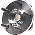 WH513100 Front, Driver or Passenger Side Wheel Hub, With Bearing, FWD, Quality-Built OE Replacement