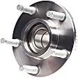 WH513115 Front, Driver or Passenger Side Wheel Hub, With Bearing, Quality-Built OE Replacement