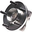 WH513123 Front, Driver or Passenger Side Wheel Hub, With Bearing, Quality-Built OE Replacement