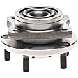 WH513123 Front, Driver or Passenger Side Wheel Hub, With Bearing, Quality-Built OE Replacement