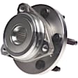 WH513156 Front, Driver or Passenger Side Wheel Hub, With Bearing, FWD, Quality-Built OE Replacement