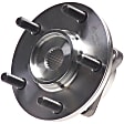 WH513157 Front, Driver or Passenger Side Wheel Hub, With Bearing, Quality-Built OE Replacement