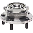WH513157 Front, Driver or Passenger Side Wheel Hub, With Bearing, Quality-Built OE Replacement