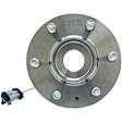 WH513198 Front, Driver or Passenger Side Wheel Hub, With Bearing, AWD, Quality-Built OE Replacement