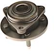WH513205 Front, Driver or Passenger Side Wheel Hub, With Bearing, Quality-Built OE Replacement