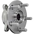 WH513252 Front, Driver or Passenger Side Wheel Hub, With Bearing, AWD, Quality-Built Wheel Hub