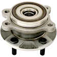WH513257 Front, Driver or Passenger Side Wheel Hub, With Bearing, Quality-Built OE Replacement