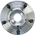 WH513263 Front, Driver or Passenger Side Wheel Hub, With Bearing, Quality-Built OE Replacement