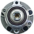 WH513268 Front, Driver or Passenger Side Wheel Hub, 5 Lugs, With Bearing, RWD, 3.5L, 6Cyl, Quality-Built OE Replacement