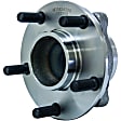 WH513268 Front, Driver or Passenger Side Wheel Hub, 5 Lugs, With Bearing, RWD, 3.5L, 6Cyl, Quality-Built OE Replacement