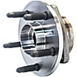 WH513281 Front or Rear, Driver or Passenger Side Wheel Hub, 5 Lugs, With Bearing, Quality-Built Wheel Hub