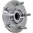 WH513286 Front, Driver or Passenger Side Wheel Hub, 5 Lugs, With Bearing, Quality-Built OE Replacement
