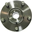 WH513298 Front, Driver or Passenger Side Wheel Hub, 5 Lugs, With Bearing, 2.5L, 4Cyl, Quality-Built OE Replacement
