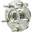 WH513298 Front, Driver or Passenger Side Wheel Hub, 5 Lugs, With Bearing, 2.5L, 4Cyl, Quality-Built OE Replacement